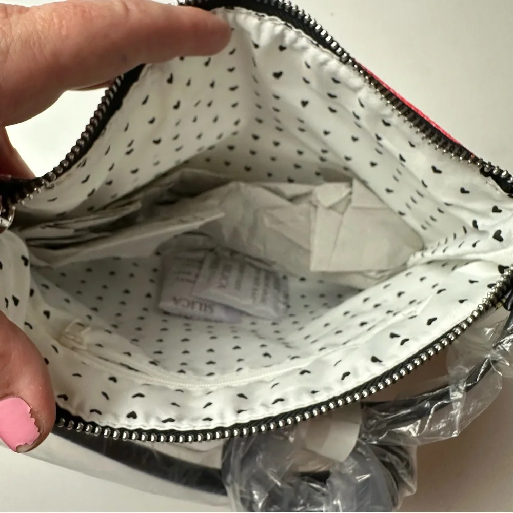 Brighton Glitter &Go Pouch Jewels Love Chain Print Tassel MiniCrossbody Bag NWOT